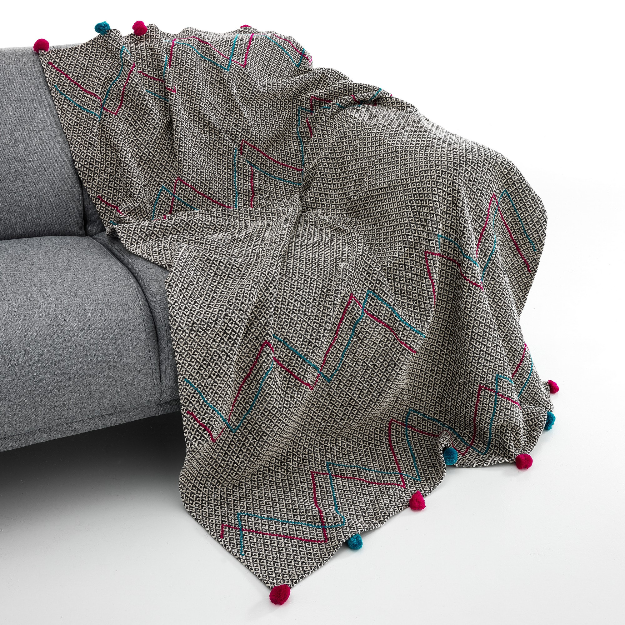 Tomasucci Plaid en coton TULSI Multicolore