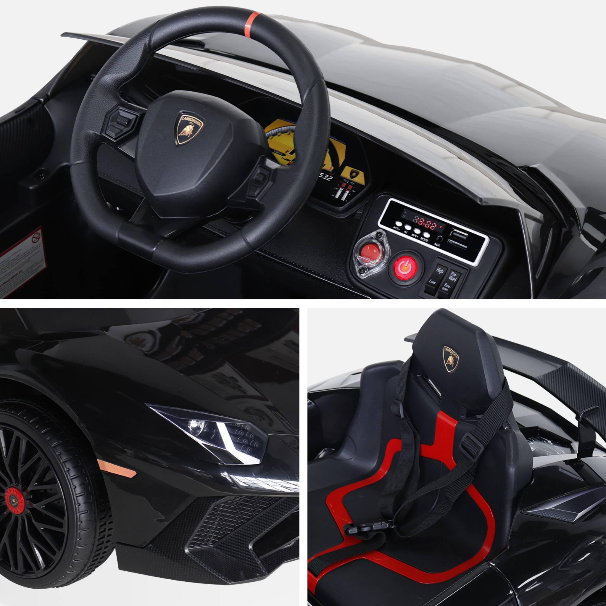 Lamborghini Aventador électrique, voiture électrique 2 places 12V