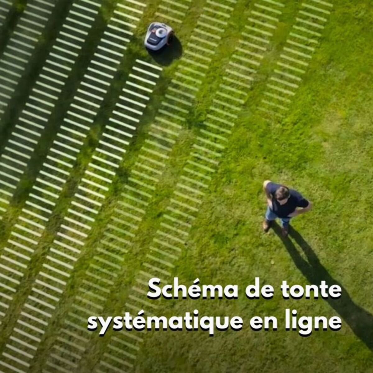 Robot tondeuse NAVIMOW i105E sans fil périphérique, 500 m² de superficie