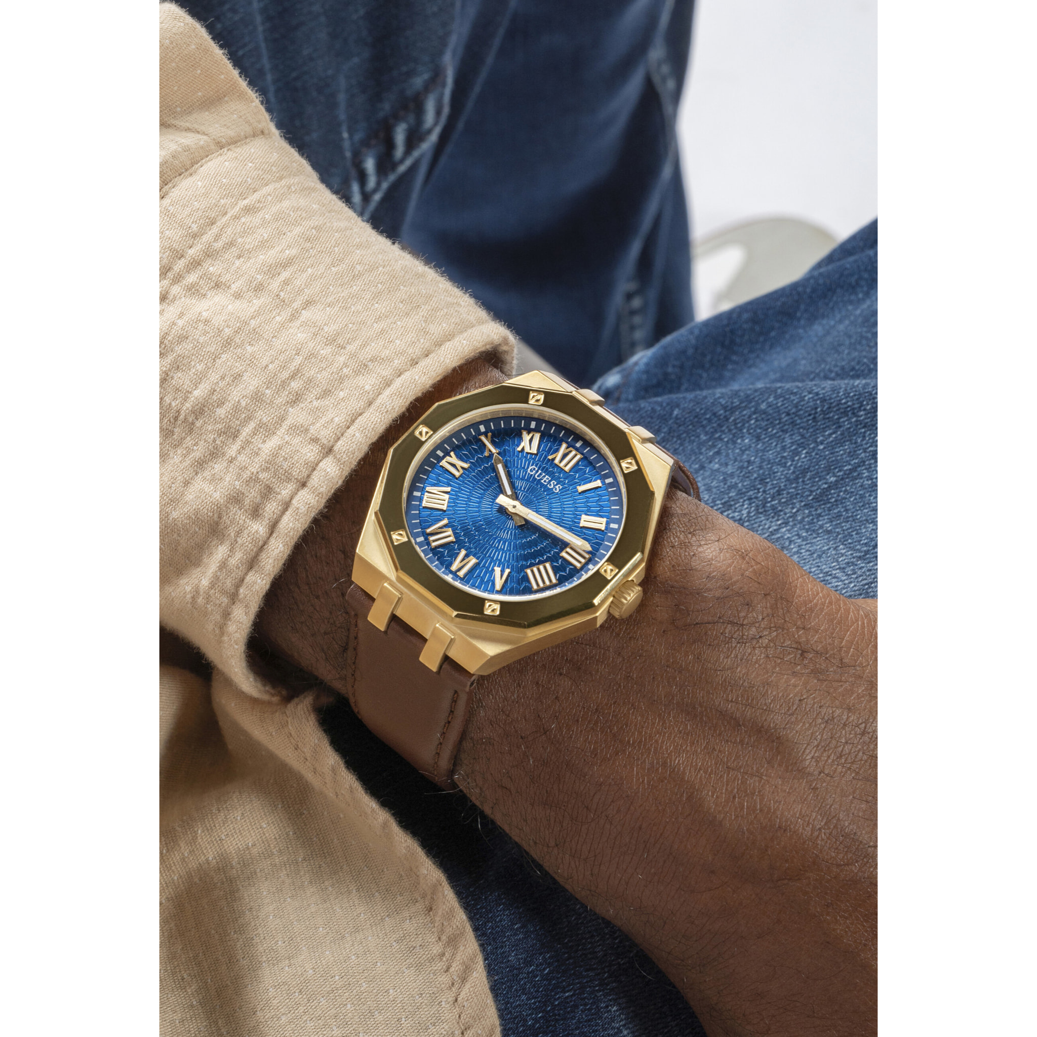 Guess Orologio Analogico Al Quarzo Asset