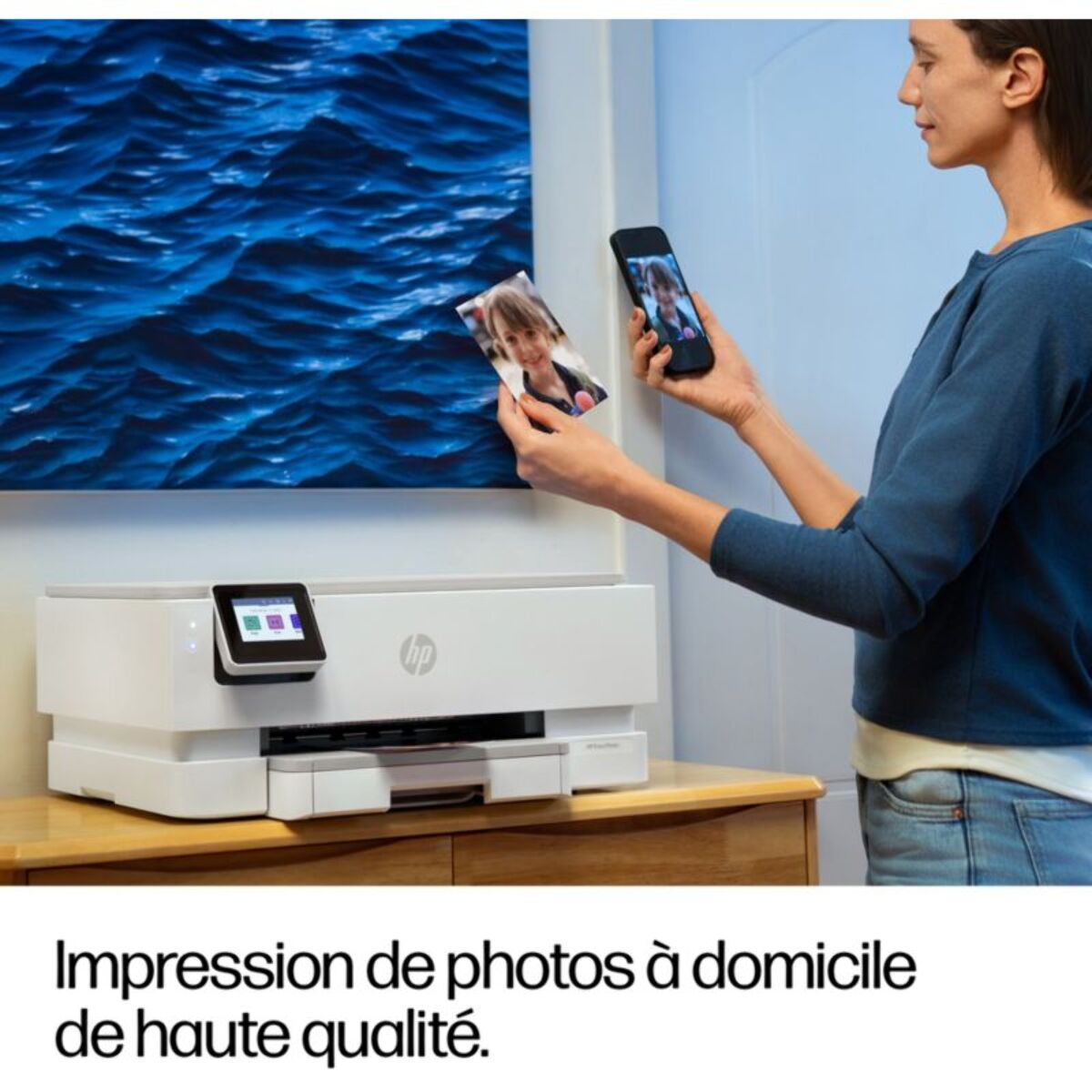 Imprimante jet d'encre HP Envy Photo 7234 éligible Instant Ink