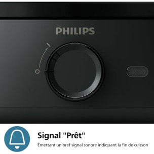 Cuiseur à oeufs PHILIPS HD9137/90 Egg cooker Série 3000 Noir, x6 oeufs