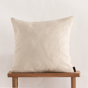 Housse de coussin jacquard 65x65 cm Jávea pequeña Tabac