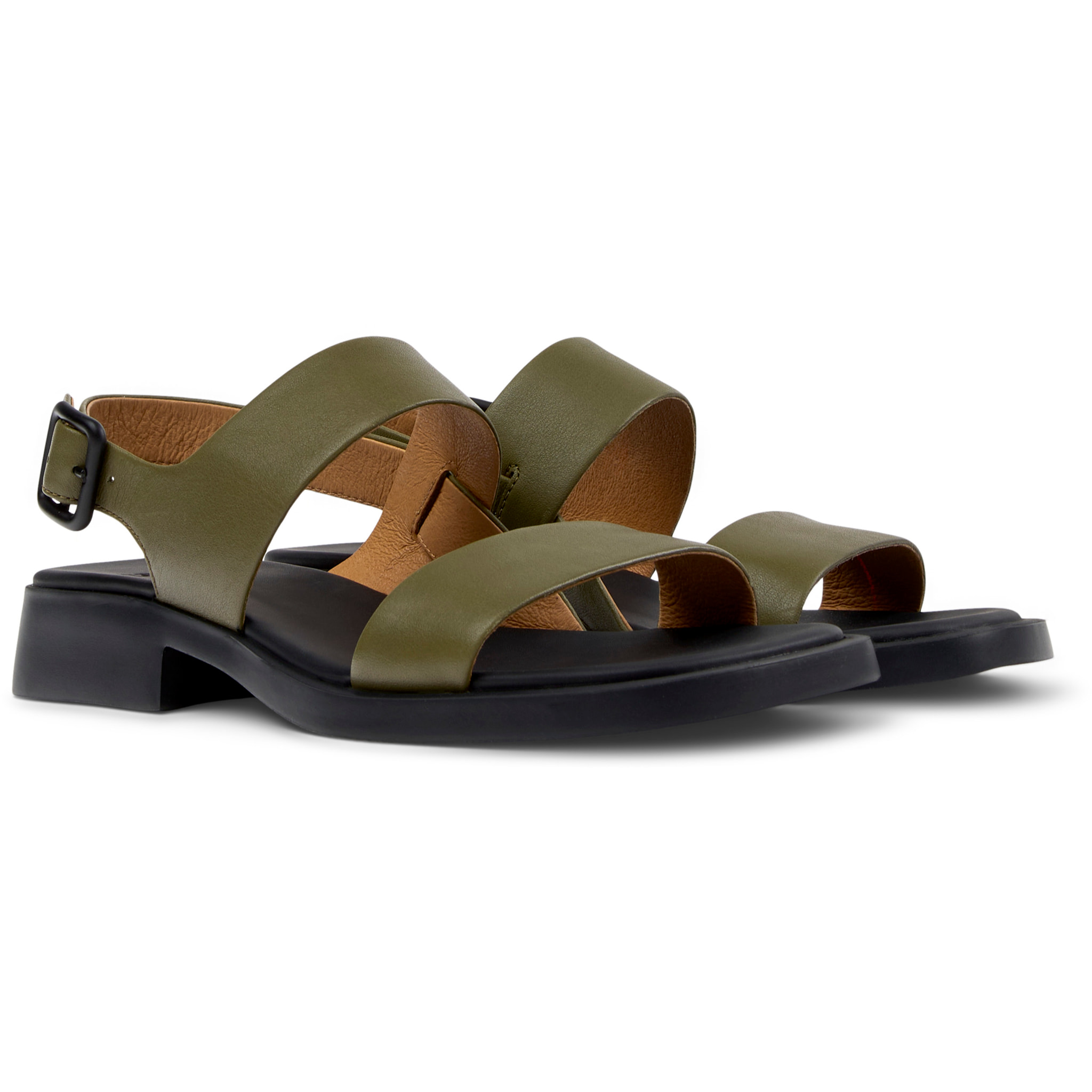 Sandalias - CAMPER Dana - Verde - Cuero liso