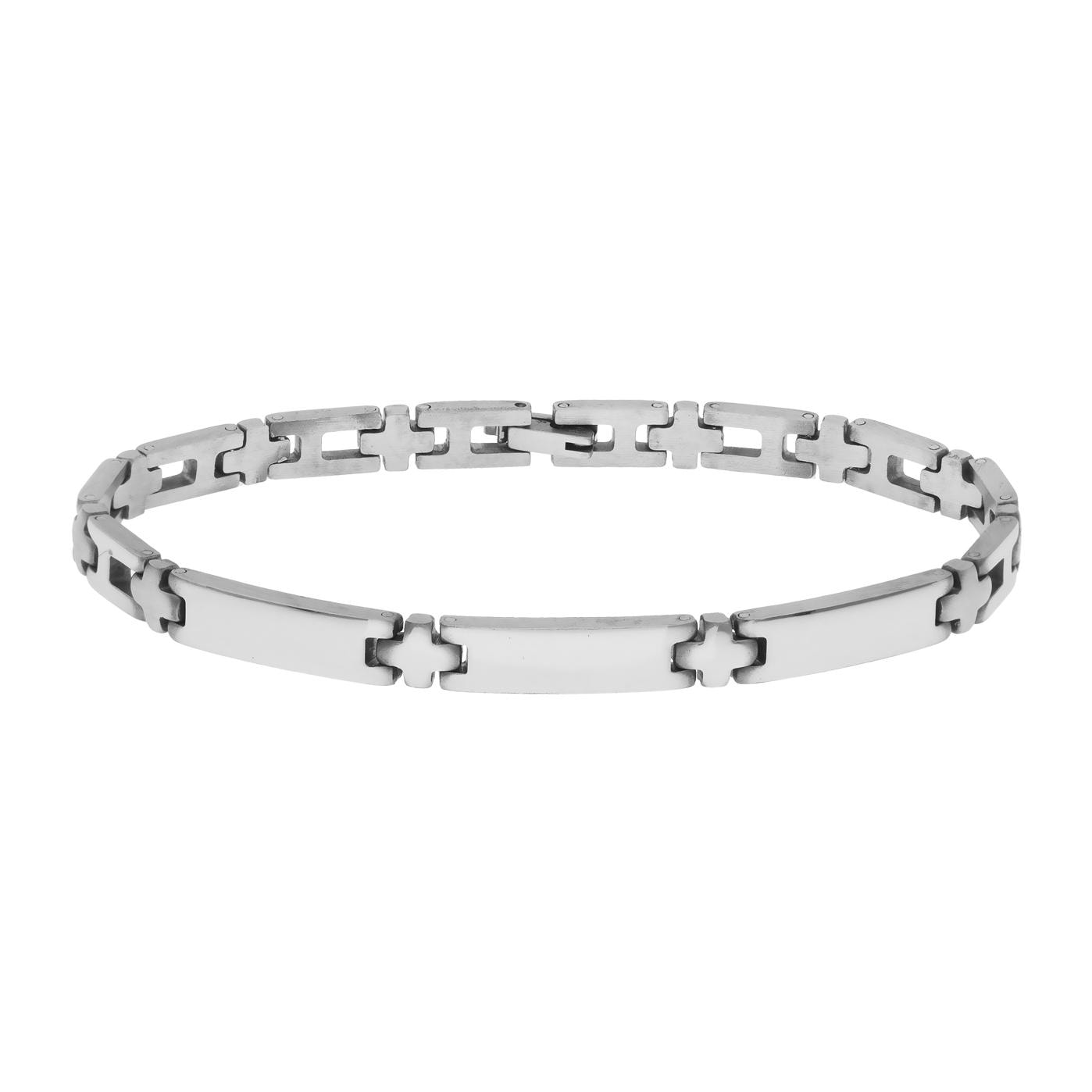 Bracciale Hiriwa 925 Acciaio Inossidabile Silver Uomo