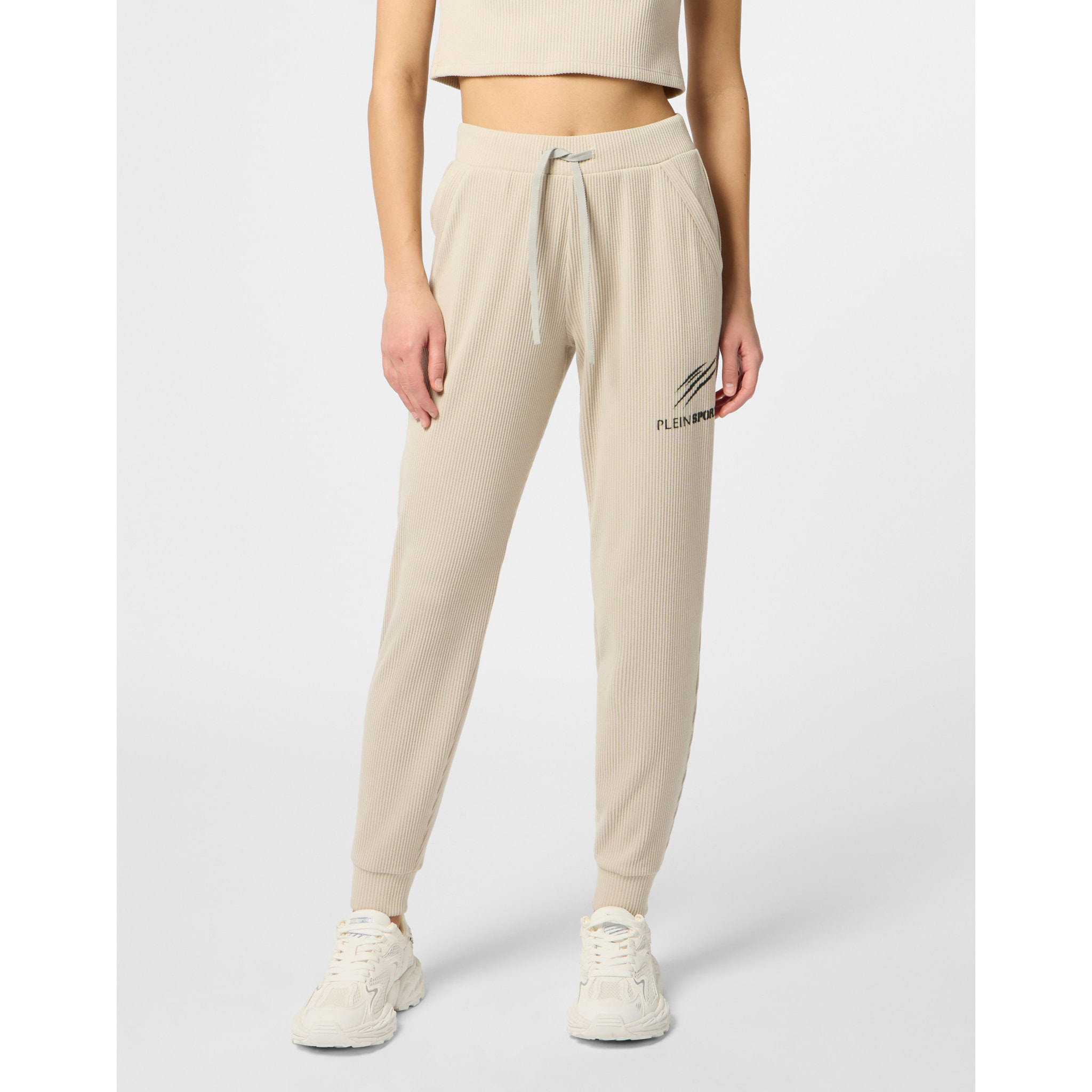 PLEIN SPORT Ribbed Joggers Scratch