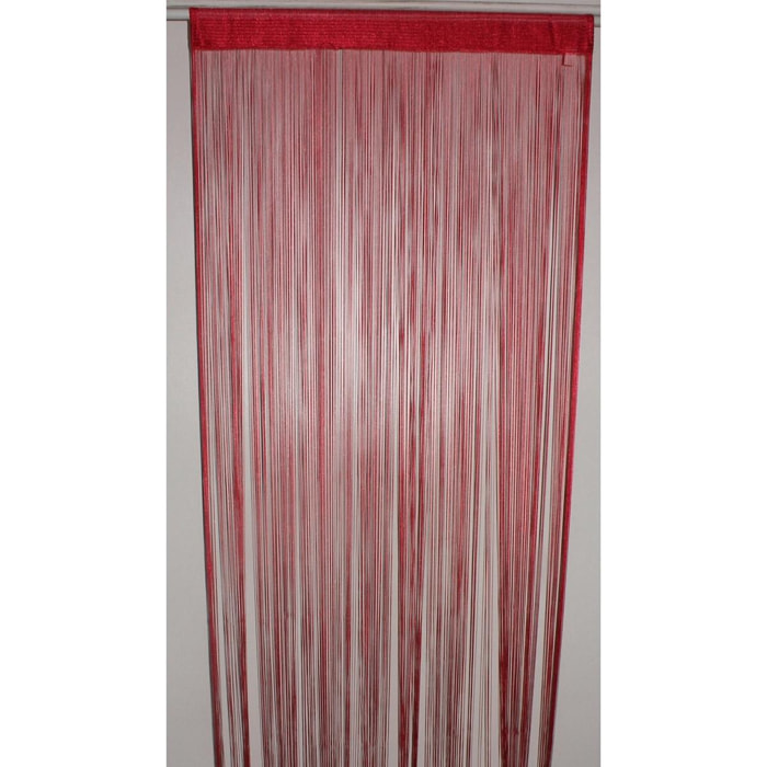 Rideau à Fils Spaghetti - Rouge