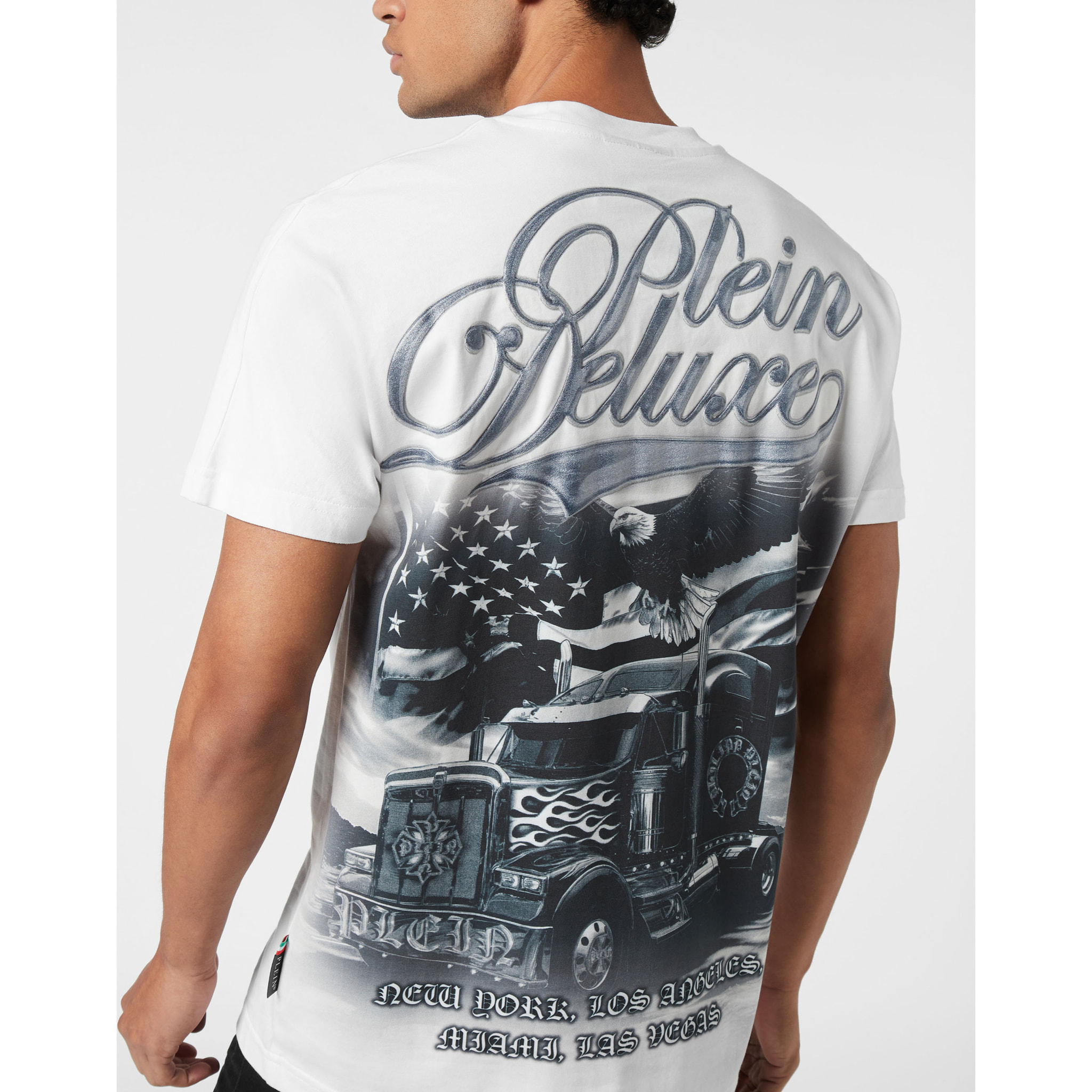 PHILIPP PLEIN T-Shirt Round Neck Ss GOTHIC PLEIN