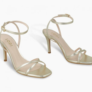 SANDALIAS DORADAS SIBAR