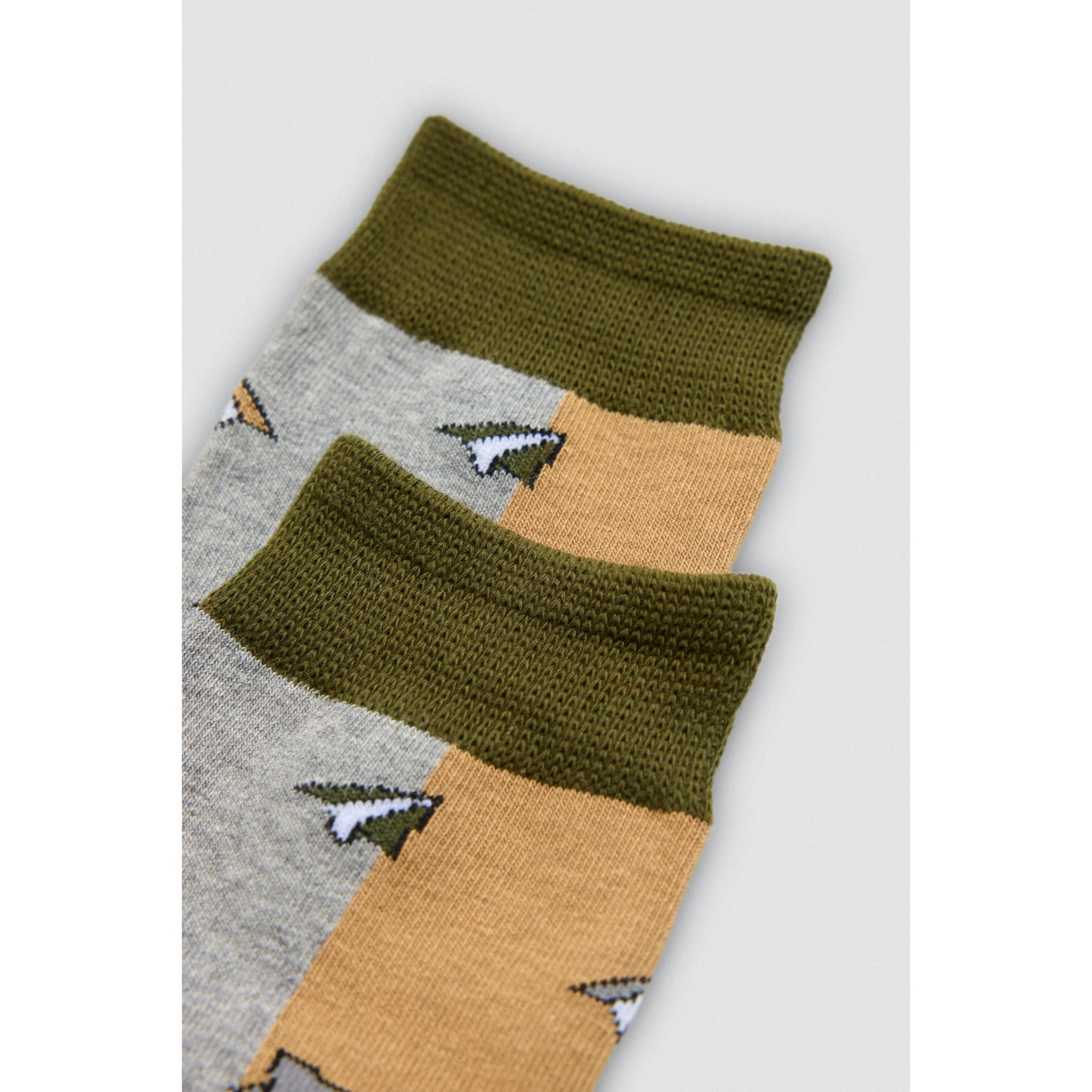 Confezione da 4 calzini anti-pressione stampati