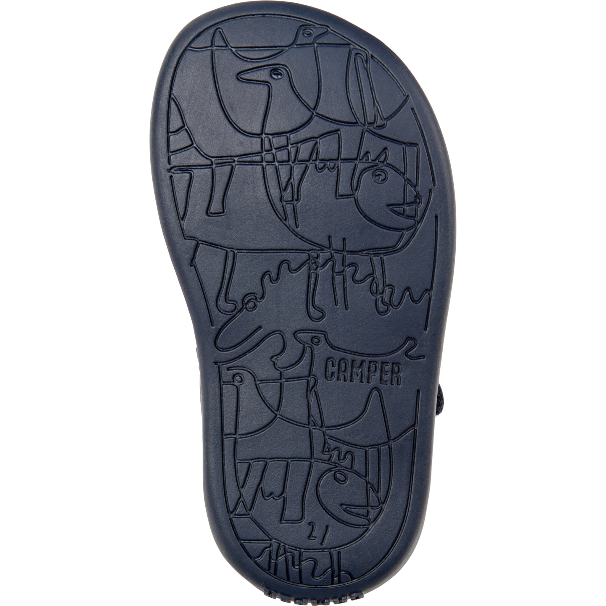 Sandalias - CAMPER Bicho - Azul - Cuero liso