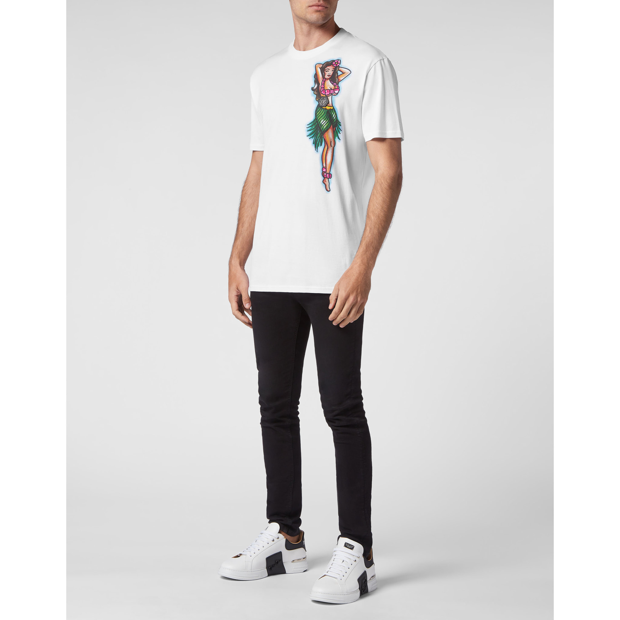 PHILIPP PLEIN T-Shirt Round Neck HAWAII
