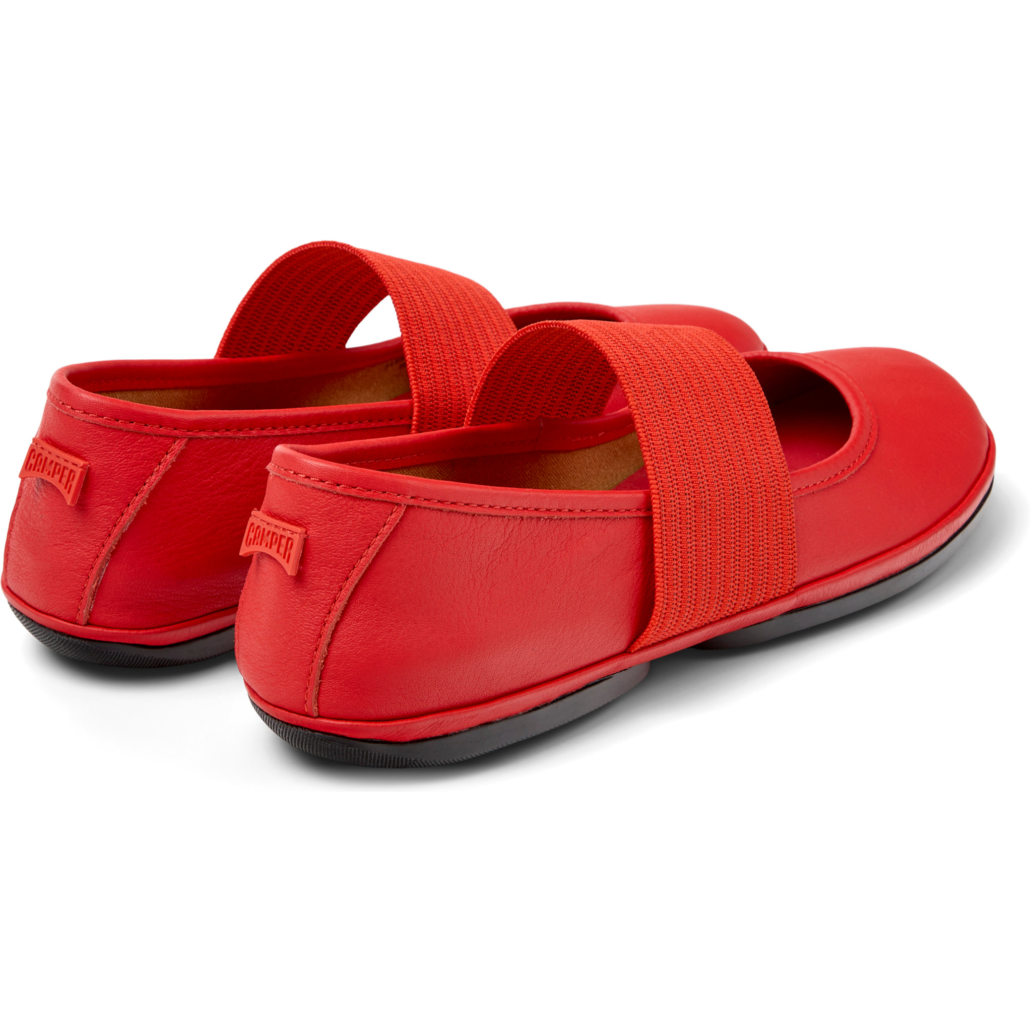 Ballerine - CAMPER Right Nina - Rosso - Pelle liscia
