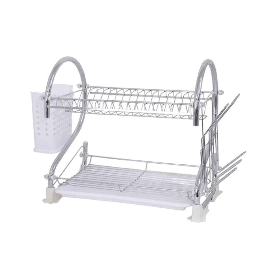 Egouttoir à  vaisselle en Acier Chromé MSV