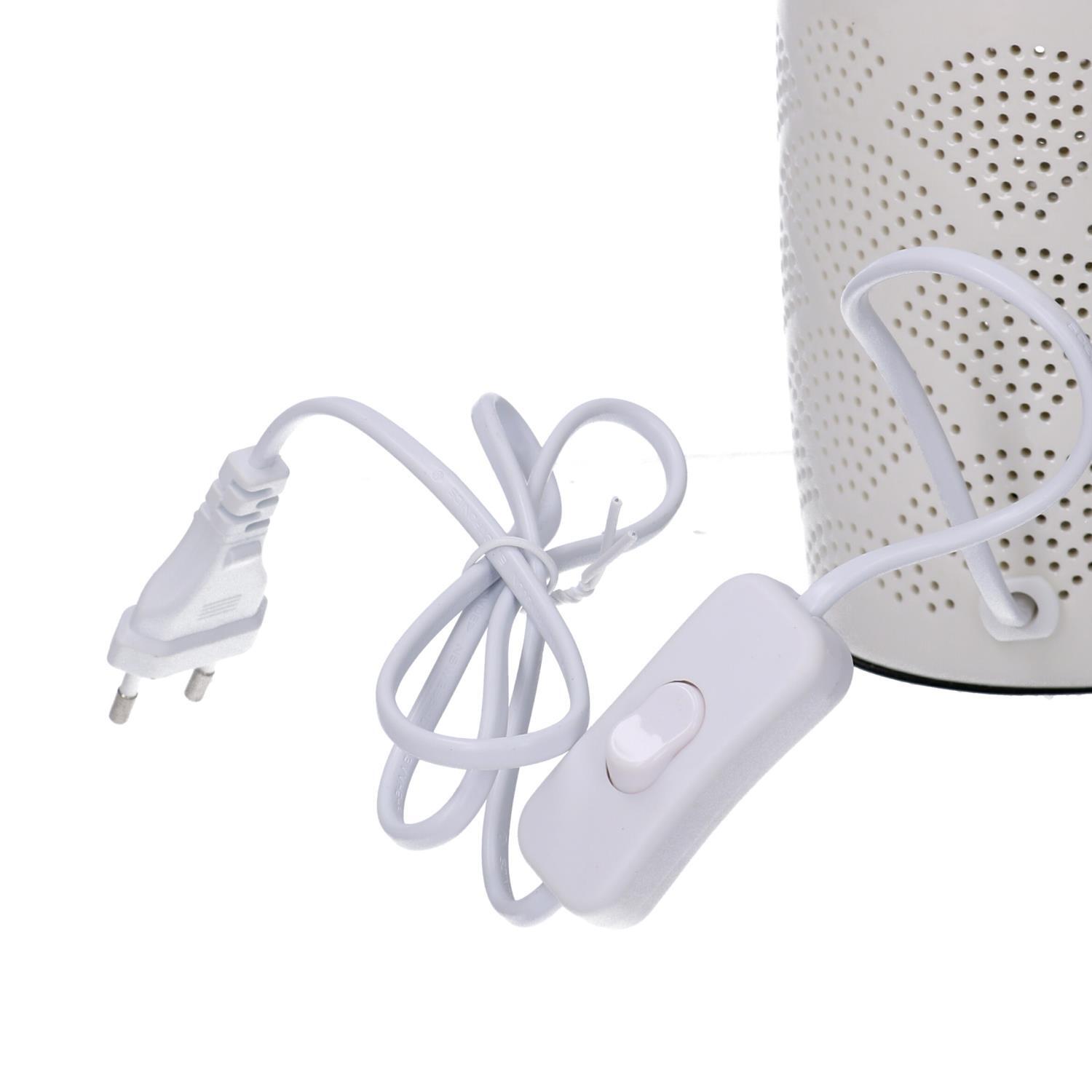 Bruciaessenze in ceramica gufo con spina cmø9,5h13,5