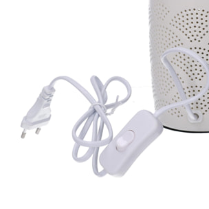 Bruciaessenze in ceramica gufo con spina cmø9,5h13,5