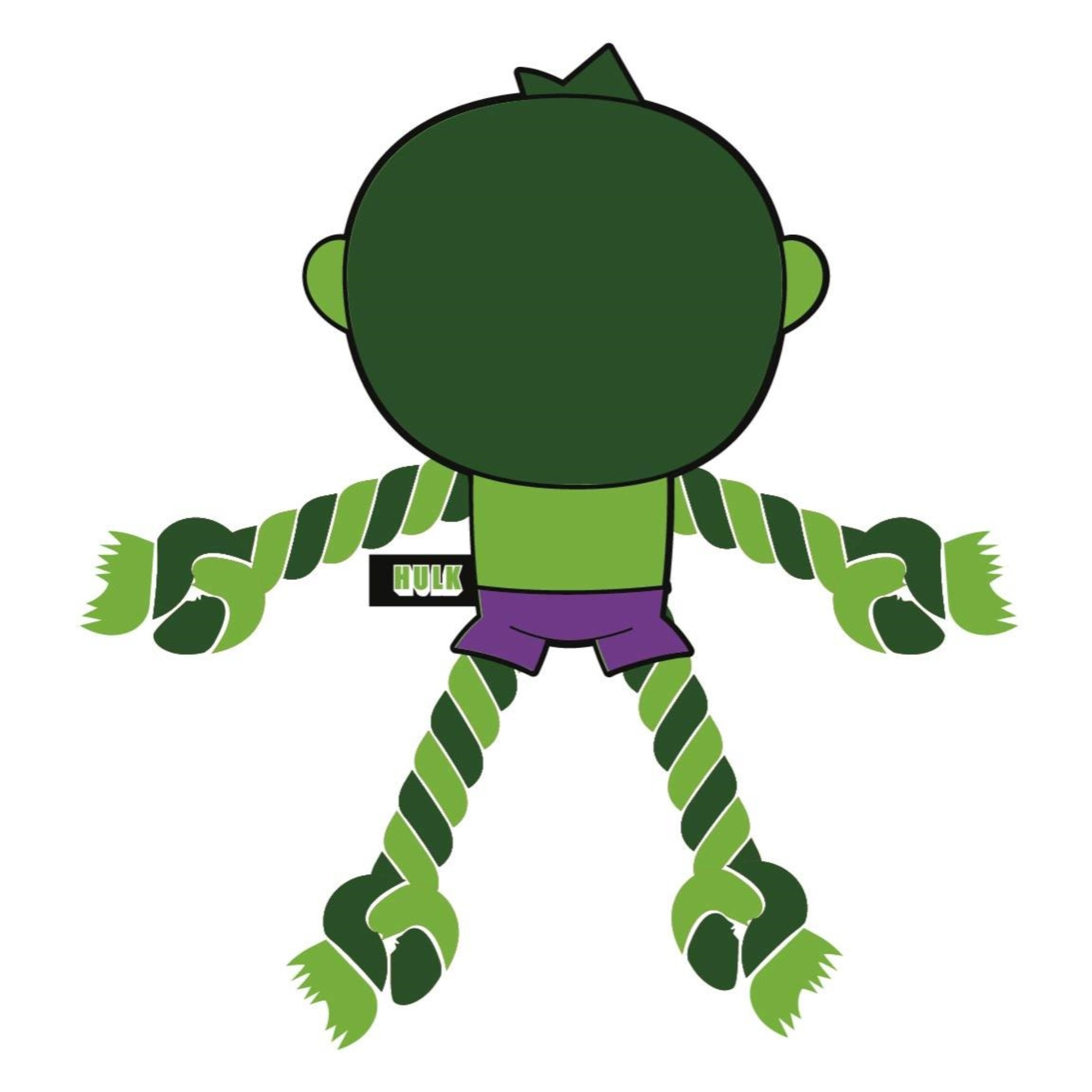 Juguete para perros cuerda diseño avengers hulk