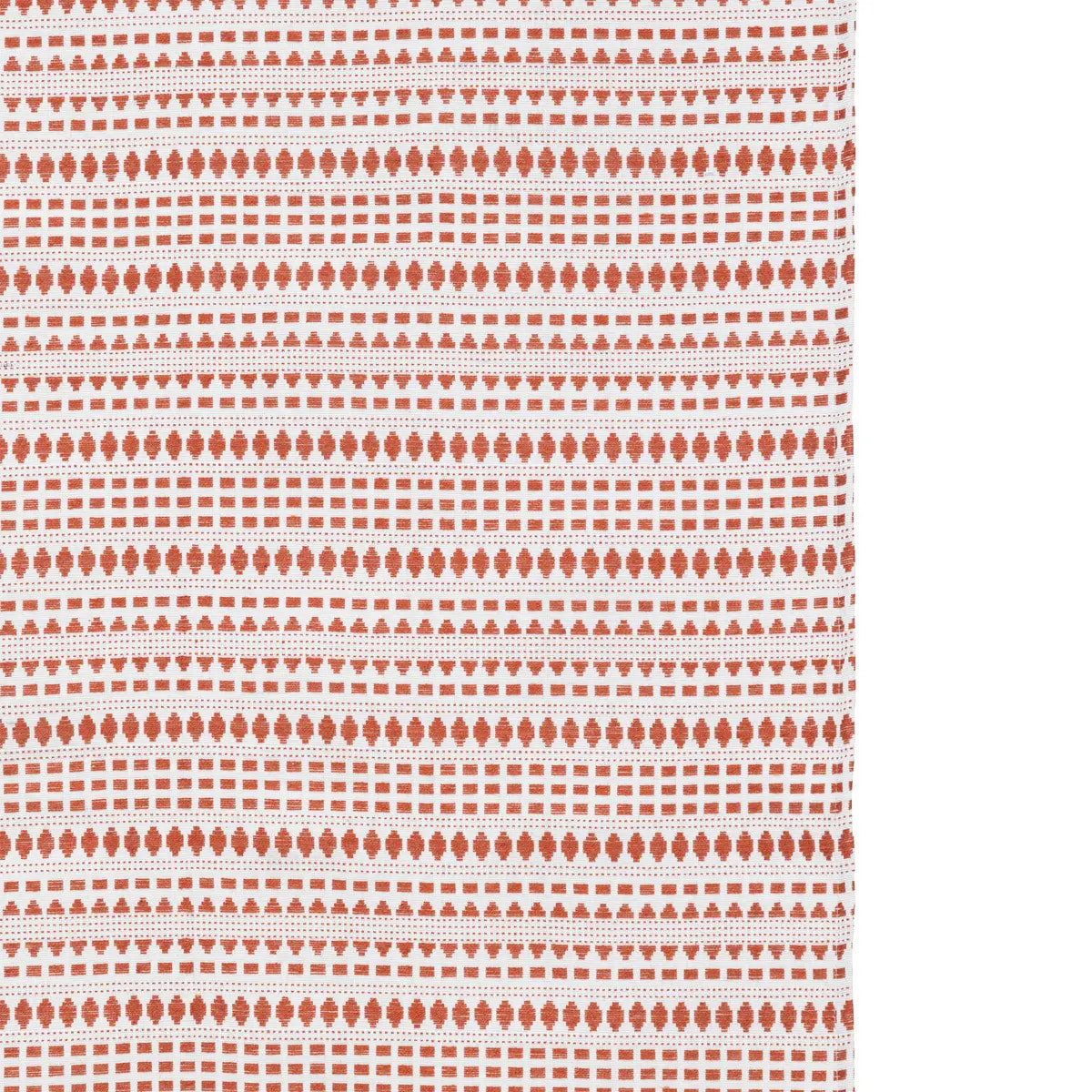 Rideau jacquard "Micah" 130x260cm rose terracotta