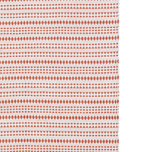 Rideau jacquard "Micah" 130x260cm rose terracotta