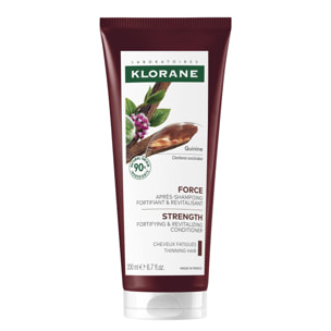 Quinine Bio - Lait Après-shampooing fortifiant Pour Cheveux fatigués et sujets à la chute 200ml