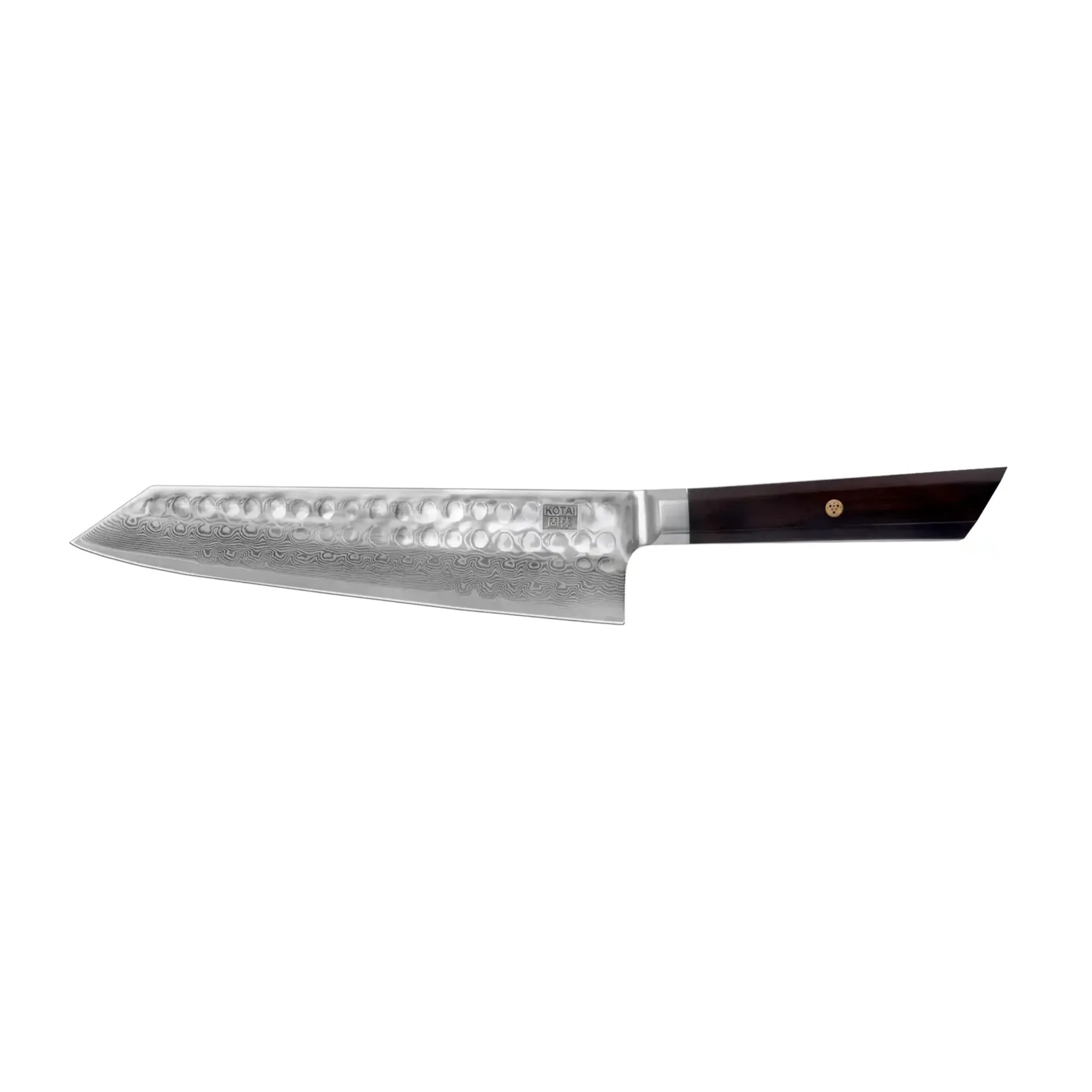 Cuchillo cocinero martillado "Kiritsuke" - 210mm - Colección Bunka Damascus