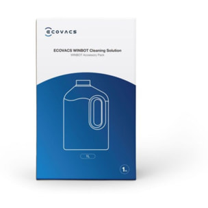 Détergent ECOVACS Nettoyage vitres concentré 1L robot lave-vitres Winbot