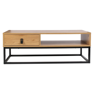 Table Basse Bois Et Metal Abbott