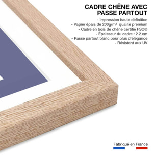 Affiche Un Week End à Berlin Affiche sous cadre bois