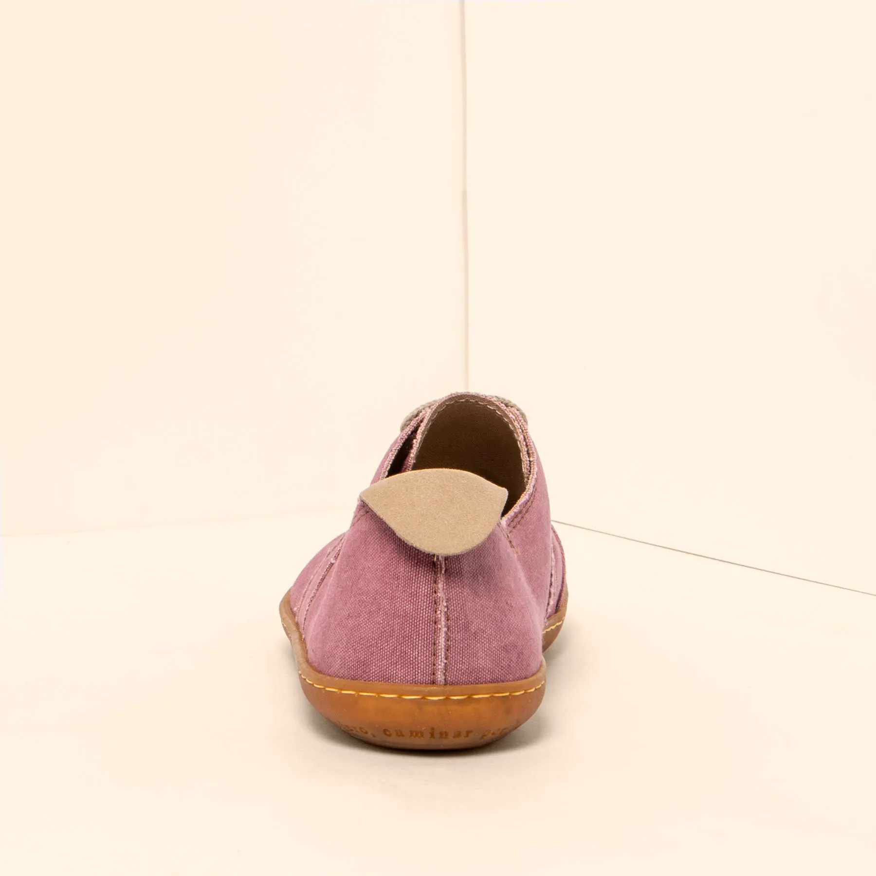 Zapatos N5288T RECYCLED COTTON GRAPE/ EL VIAJERO color Grape