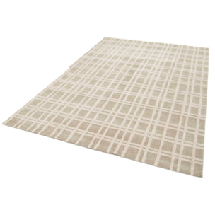 CALEDONIA Alfombra con diseÃ±o a cuadros en verde, varias medidas disponibles.