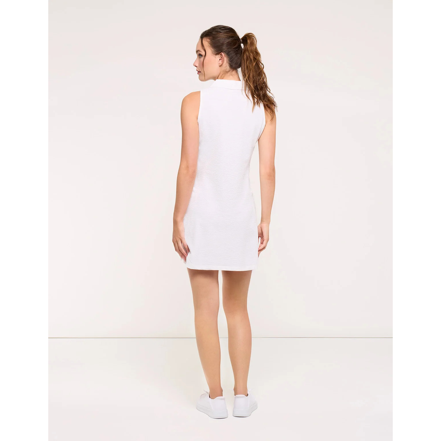 Vestido Polo Corto Blanco - Ditara