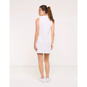 Vestido Polo Corto Blanco - Ditara