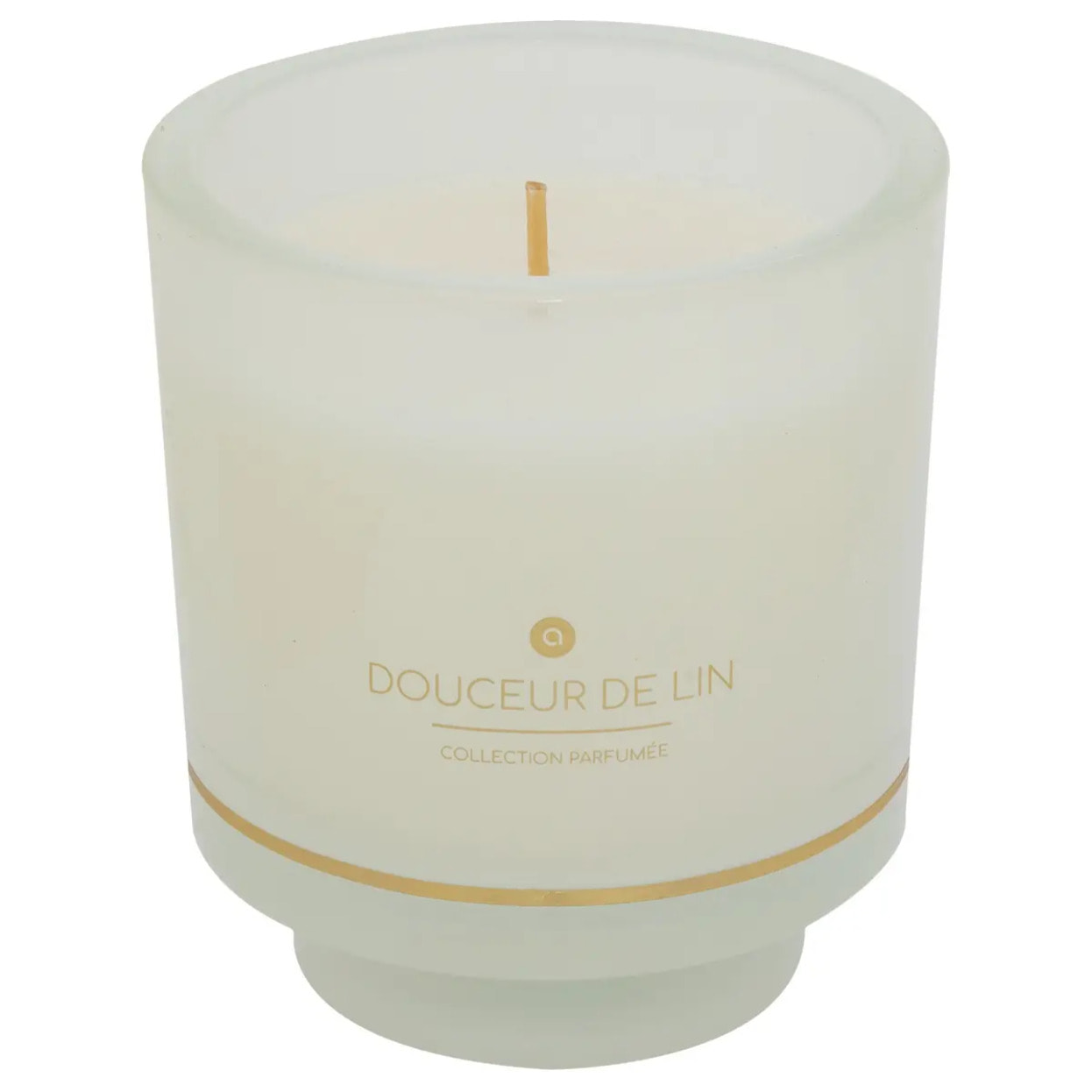 Bougie parfumée Ilae 225g pot verre lin