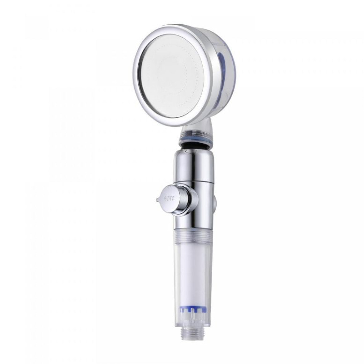 Douchette à haute pression et turbocompresseur filtrant mate bleu Herzberg HG8086-MBLU