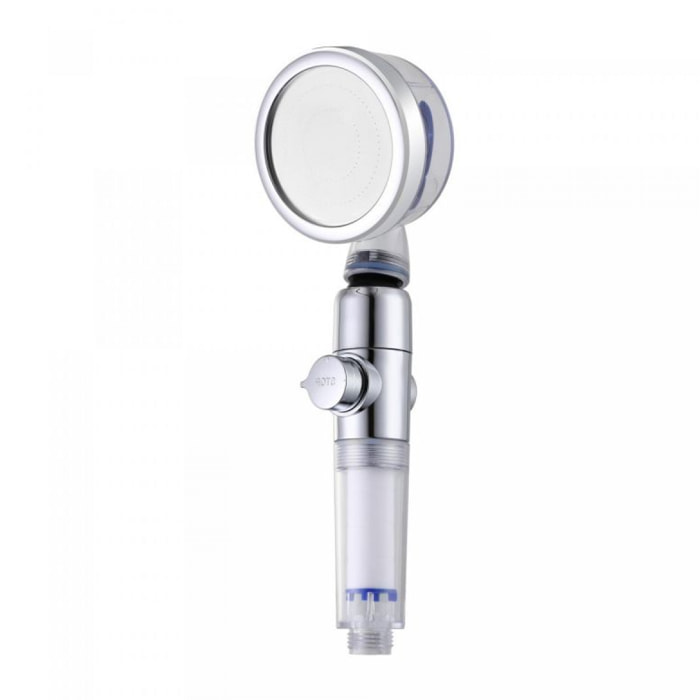 Douchette à haute pression et turbocompresseur filtrant mate bleu Herzberg HG8086-MBLU