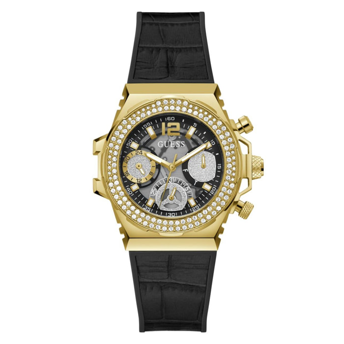 Reloj Guess GW0553L4 Mujer Analogico Cuarzo con Correa de Silicona