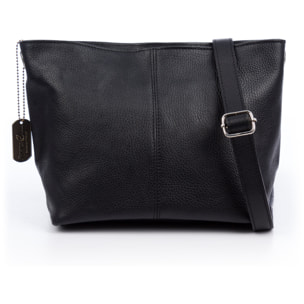 Battifollo Borsa a tracolla Donna. Pelle autentica Dollaro.