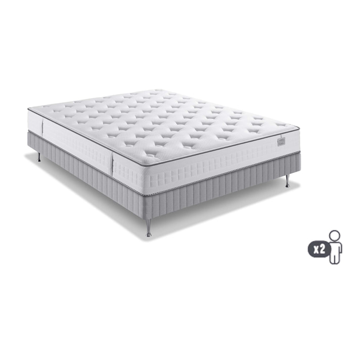 Matelas TWIST , ressort ensachés, ferme, H23