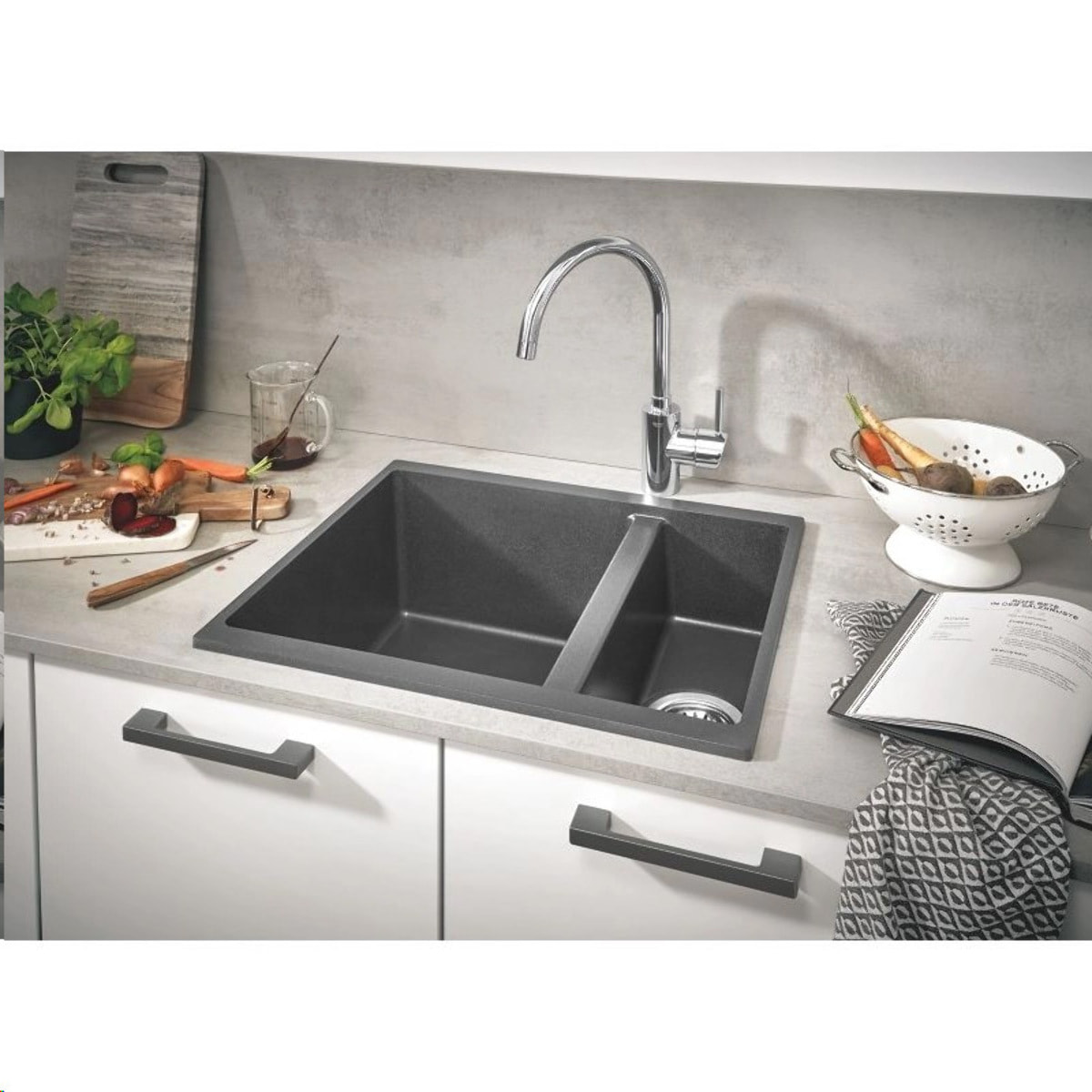 GROHE Concetto Mitigeur monocommande Evier bec haut