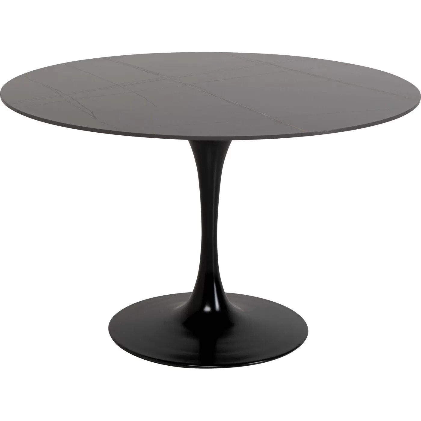 Table Invitation 120cm grès noir Kare Design