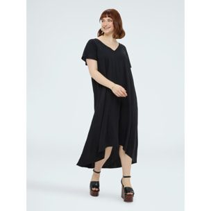 Fiorella Rubino - Vestito lungo in viscosa - Nero