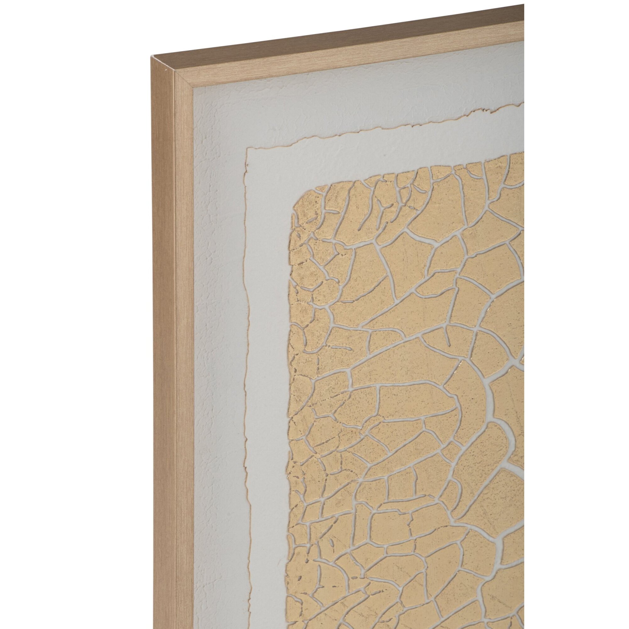 J-Line tableaux - MDF - doré - assortiment de 2