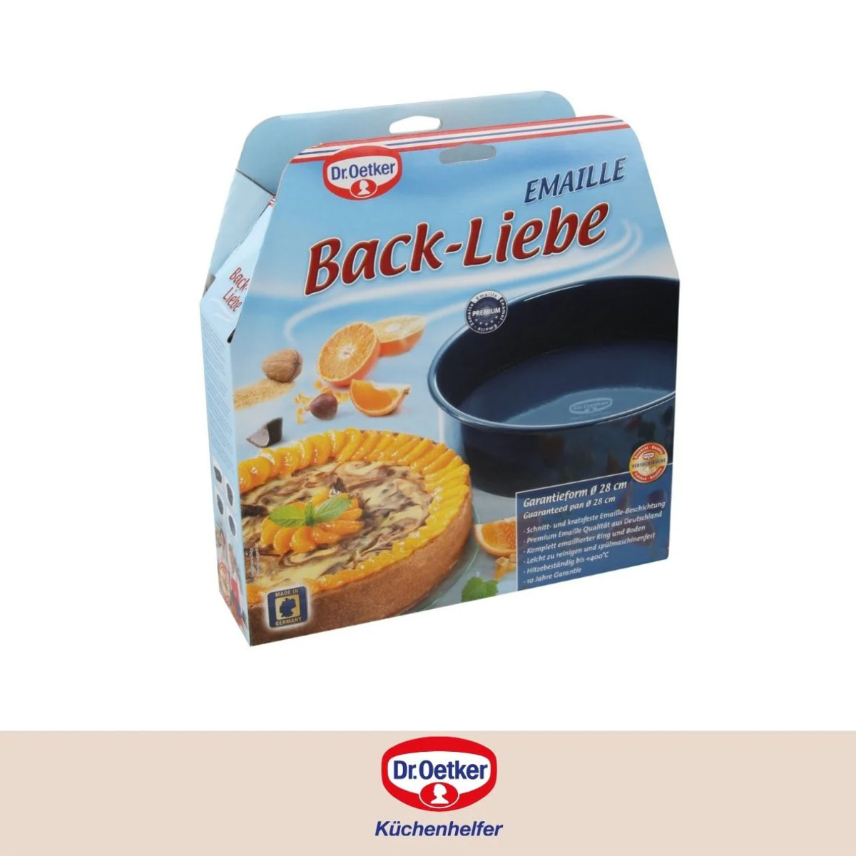 Moule à manqué fond amovible 28 cm Dr Oetker Back Liebe