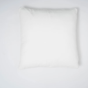 Cojín cuadrante terciopelo algodón liso - funda + relleno