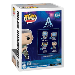 Avatar Pop! Movies Vinile Figura Miles Quaritch 9 Cm Funko