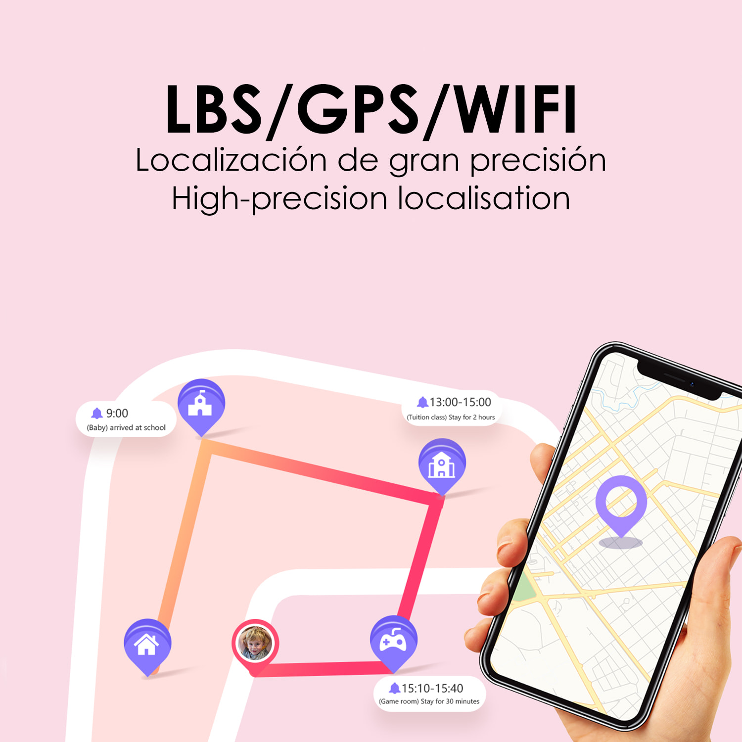 Smartwatch 4G GPS y Wifi LT21 para niños. Videollamadas, localizador y comunicación de 3 vías.