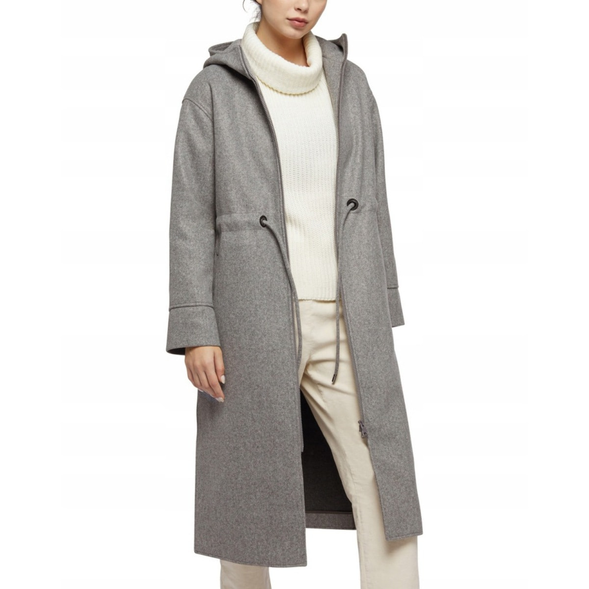 Abrigos Mujer de la marca GEOX  modelo W DORALEA LONG COAT Gray