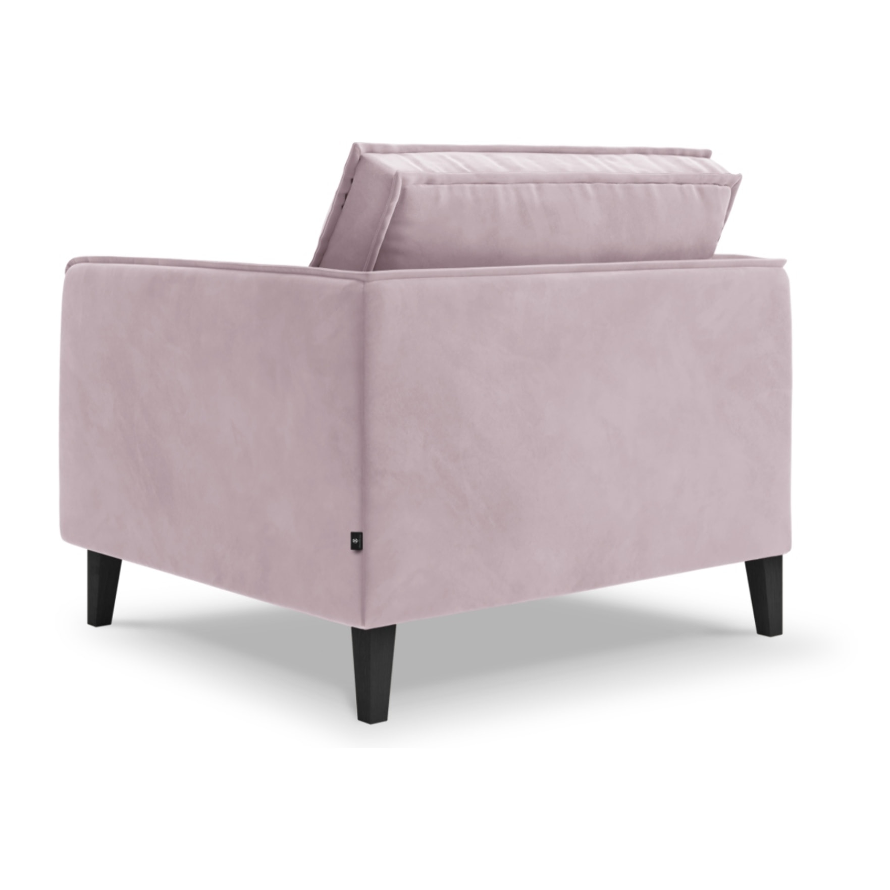 Fauteuil xl "Provence" en velours lavande