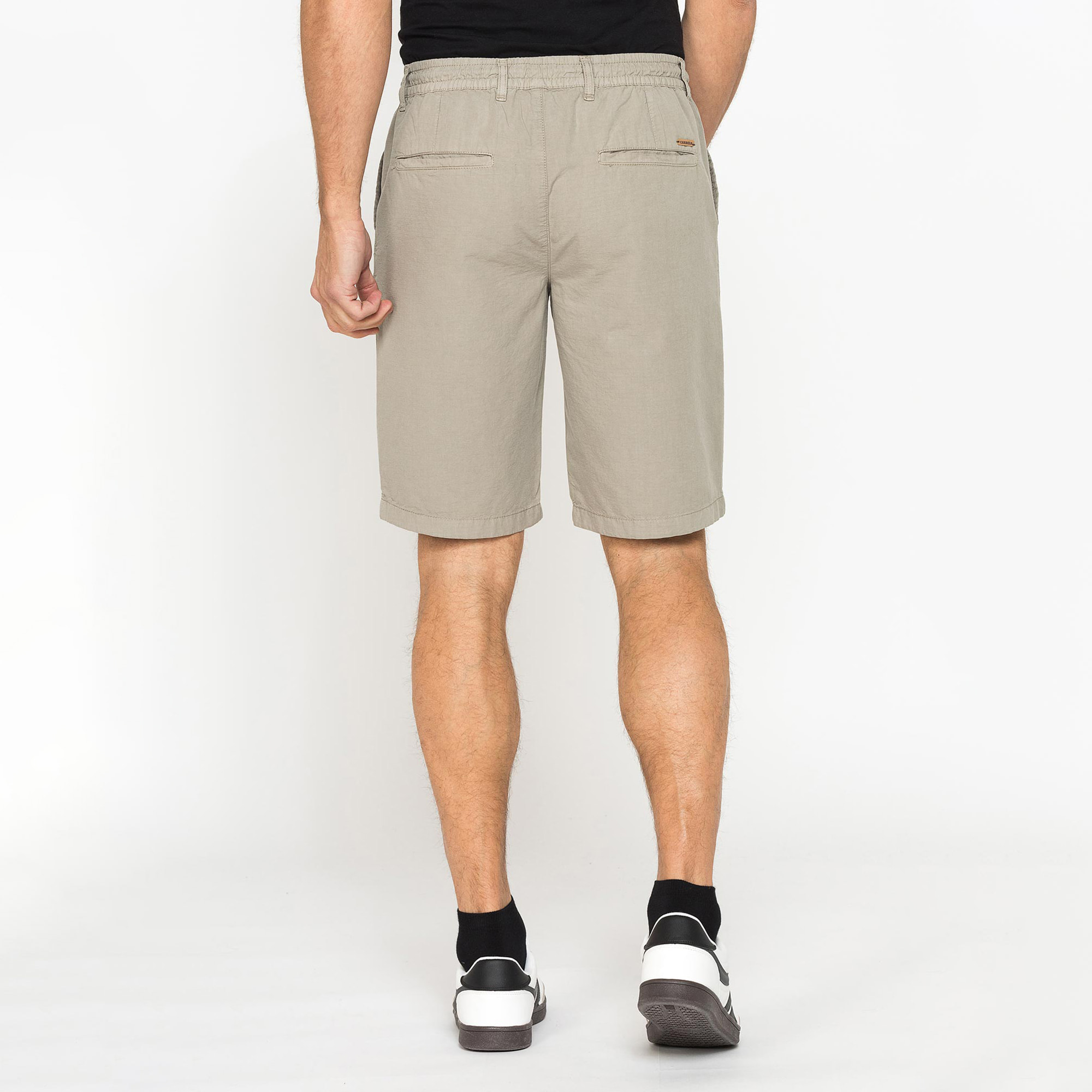 BERMUDA IN RIPSTOP LEGGERO CON ELASTICO E COULISSE