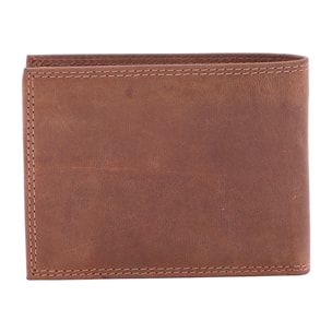 Portafoglio  da uomo In Vera pelle Made in Italy 9,5x12,5x2,5 cm